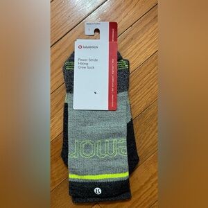 NWT Lululemon Athletica Gray and Green Athletic Socks